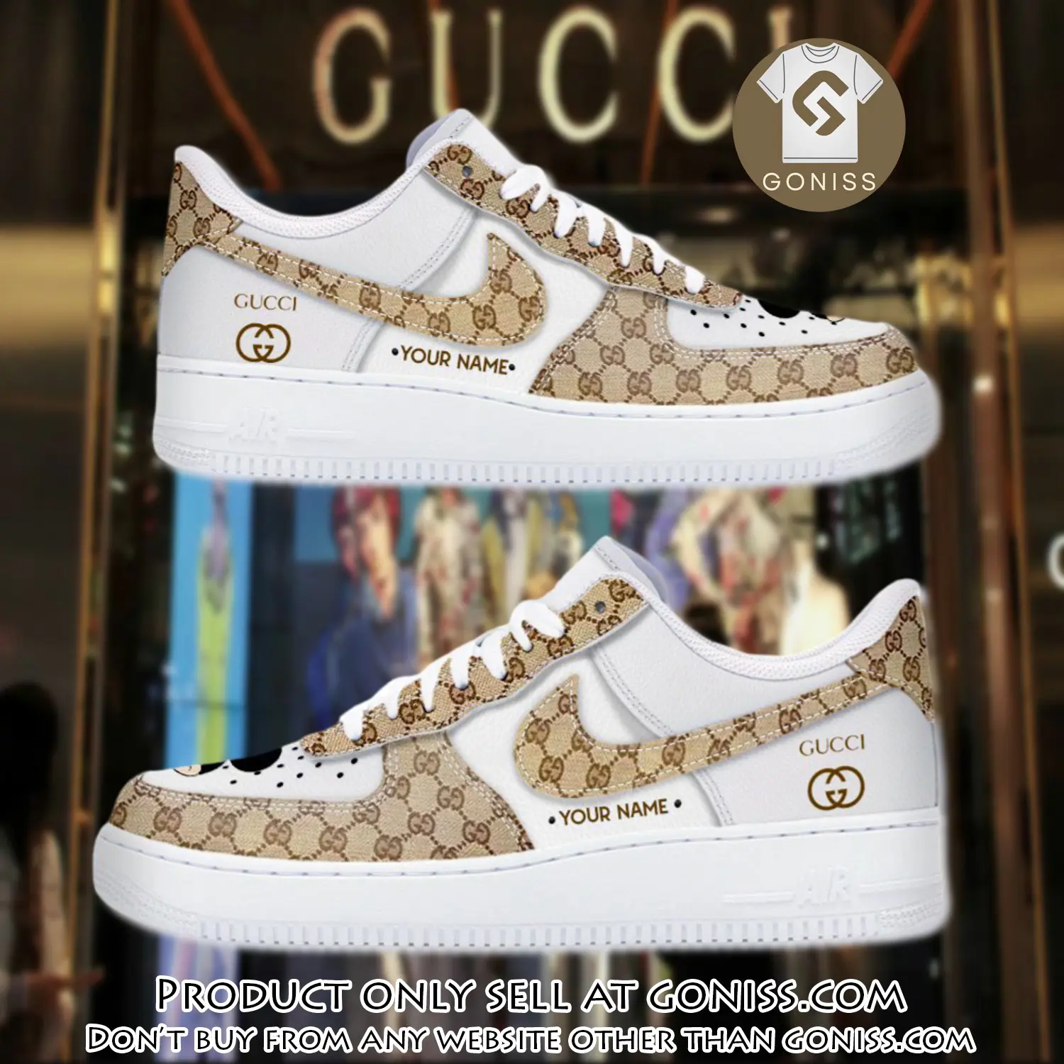 Gucci mickey pattern  luxury air force 1 sneakers limited af1 shoes oaf1026 gn5022630